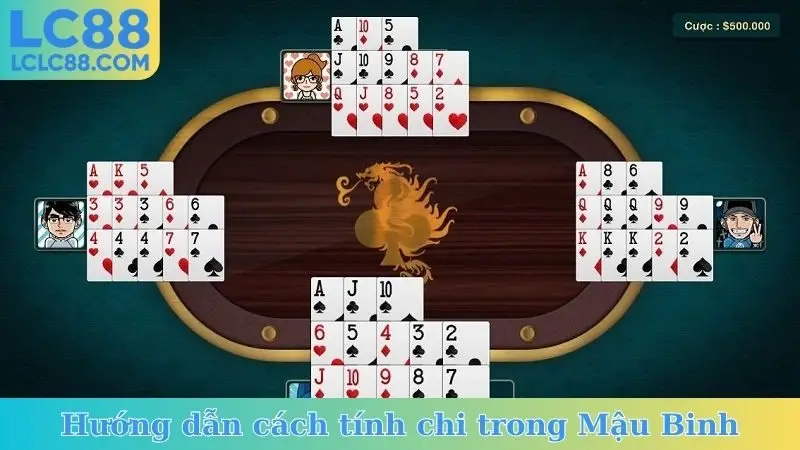 Hướng dẫn cách tính chi trong Mậu Binh